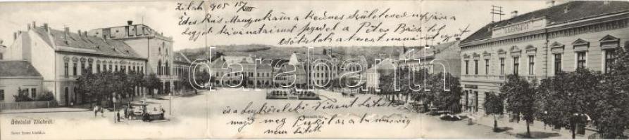 Zilah Kossuth square panoramcard