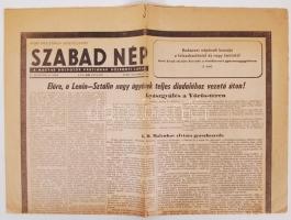 1953. márc. 10. A Szabad Nép Sztálint gyászoló száma
