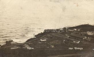 Unidentified Russian (?) postcard San. Chubdrya (?) beach (small tear)