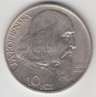 Csehszlovákia 1957D 10K Ag "J.A. Komensky" T:2 Czechoslovakia 1957D 10 Korun Ag "J.A.Komensky" C:XF
