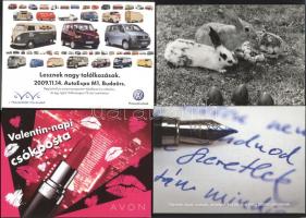 67 db modern üdvözlő és reklámlap