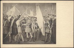 Magyar küldöttség fogadtatása Bécsben / Hungarian delegation in Vienna