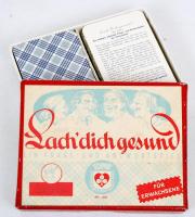 Piatnik & Söhne társas kártyajáték " Lach' dich gesund" címmel, teljes, eredeti tokjában