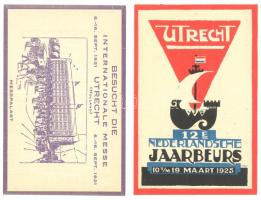 1921-1925 2 db holland kártyanaptár / Dutch calendars