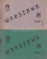 Warsaw - 2 db képeslapos füzet / 2 postcard booklet