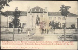 Deutsch-Altenburg Franz Joseph statue (fl)