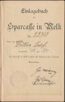 Ausztria 1902. Betétkönyv "Sparcasse in Melk" T:kiváló állapotban
Austria 1902. "Spar...