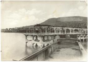 cca 1930 Budapest III. Római part Rosemann & Kühnemann gépgyár önműködő rakodóberendezés fotó 17x12 cm