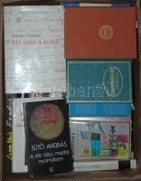 Nagy ládányi könyvtétel 50db vegyes témájú kötettel