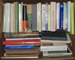 Nagy ládányi könyvtétel 40db vegyes témájú kötettel