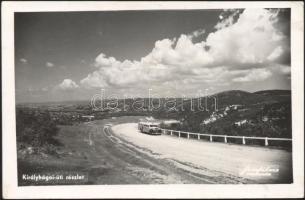 Királyhágó road with automobile