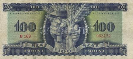 1946. 100Ft vízjeles papír T:III
