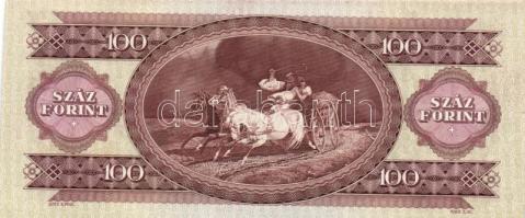 1975. 100Ft ferdén vágva T:I