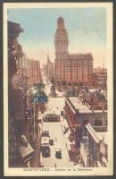 1931 Az Újpest FC labdarúgóinak üdvözlő sorai Montevideóból Somló Sándornak aláírásaikkal (Dudás, Kő...