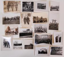cca 1920-1945 18 db katonafotó / military photos