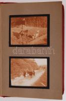 cca 1910 Törökország 47 db fotót tartalmazó fényképalbum, sok katonai képpel / Turkey photo album wi...