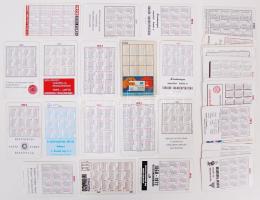 37 db kártyanaptár az 1970-es 80-as évekből