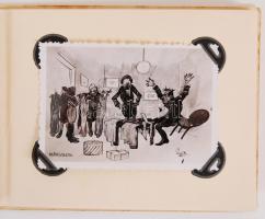 1935 M. kir.  Máytás király 5. honvéd gyalogezred tisztikarának családias összejövetele. Házi albumb...