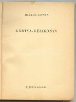 1957 Minerva Kártya kézikönyv sérült borítóval