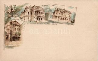 1896 Ezredéves Országos Kiállítás - 12 darabos, 2kr díjjegyes képeslapsorozat; megíratlan lapok, köz...