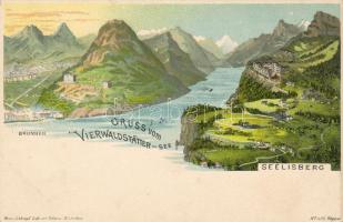 Vierwaldstätter See Litho