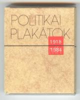 Minikönyv: Politikai plakátok 1918-1984, Bp., 1985, Kossuth, 75 db. színes plakát képpel