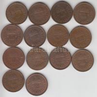 1926-1940. 2f Br összesen 14db, kivétel 1932-es T:1-,2