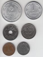 1938. 1f Br + 1940. 10f Fe + 1941. 20f Fe + 1P Al + 1943. 2f Zn + 1943. 2P Al T:1-,2,2-