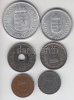 1938. 1f Br + 1940. 10f Fe + 1941. 20f Fe + 1P Al + 1943. 2f Zn + 1943. 2P Al T:1-,2,2-