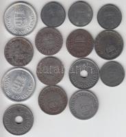 1940. 2f Fe (3x) + 1940-42. 10f Fe (4x) + 1941-43. 20f Fe (2x) + 1943-44. 2f Zn (4x) + 1944. 1P Al (...