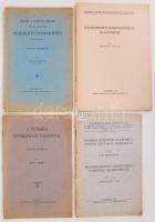 Márton Gyula: A kolozsmegyei Borsavölgy állatnevei; Gronovszky Iván: Meghatározott nemzetiségű pannoniai személynevek, és még 2db doktori értekezés