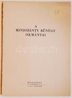 A Mindszenty-bűnügy okmányai. 2. kiad. Bp., 1949, Athenaeum, 86p