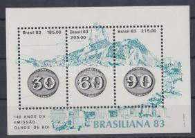 1983 BRASILIANA 83 Bélyegkiállítás blokk Mi 55