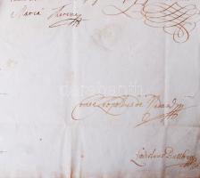 1753 Császári kegyelmet kihirdető levél Mária Terézia, gróf Nádasdy Lipót és Batthyány Lajos saját k...