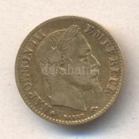 Franciaország 1867BB 10Fr Au (3.18g/0.900) Strasbourg T:3 France 1867BB 10 Francs Au (3.18g/0.900) Strasbourg C:F