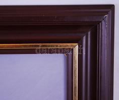 Balogh Ervin (1925-): Fény a vízen. Olaj, farost, jelzett, szép keretben 62×81 cm