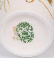 Kézzel festett Zsolnay vázácska, jelzett, hibátlan / Hand painted Zsolnay vase m:16 cm