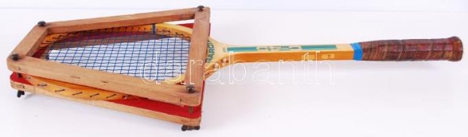 Garcia USA C-45 régi fa teniszütő kerettel / 
Vintage wooden tennis racket with frame