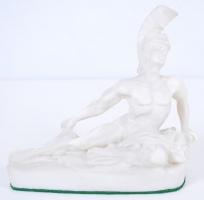 A haldokló Akhilleusz, gipsz /  Dying Achilles, gypsum, 17x16x9cm