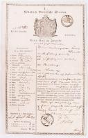 1800 Poroszország útlevél / 1800 Preussian states passport