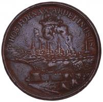 1686. I. Lipót Buda visszavételére veretett Br emlékérem. Szign: GH / LGL (45mm/36.25g) T:2-
Hungary...