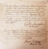 1808 Kanonoki kinevezés Szilágyi József részére a nagyváradi görög katolikus egyházmegyénél. I. Fere...