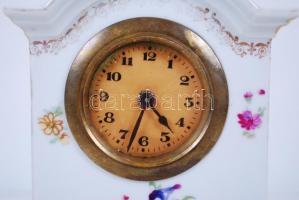 Victoria, Karlsbad márkájú porcelán óra, " Marvel Szappan" felirattal, hibátlan, jelzett, ...