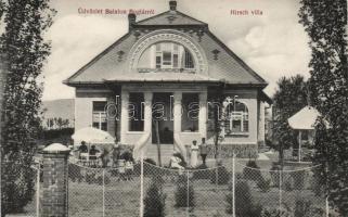 Balatonboglár Hirsch-villa