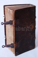 Bürvenich Adam: Vierfacher Geistlicher Seelen-Spiegel. Göllen, 1701. Schlebüch. Fémkapcsos egészbőr ...