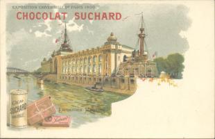 Paris Expo 1900, Suchard chocolate, advertisement, litho