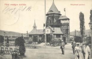 1907 Pécs Országos Kiállítás bányászati pavillon (EK)