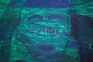 E. Münch 89 jelzéssel: Arcok. Olaj, vászon, 50×50 cm