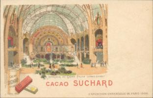 Paris Expo 1900, Suchard chocolate, advertisement, litho