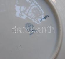 5 személyes kézzel festett és aranyozott, sorszámozott, Fleurs de Indes vertes-mintás, háború előtti...